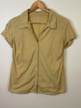 Mountain Hardwear Women's Size 10 Yellow Shirt